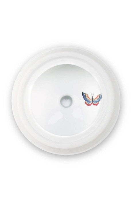 Pip Studio Storage Jar Blushing Birds Khaki (1.5ltr) - LemonSalt