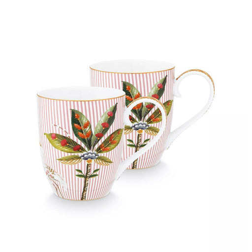 Pip Studio - Xl La Majorelle Pink 450ml Mug (Set of 2 ) - LemonSalt