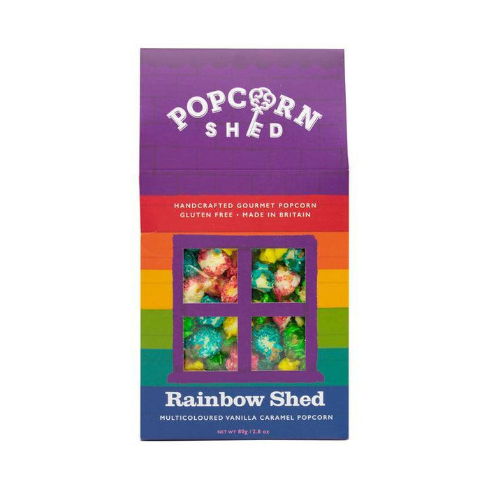 Popcorn Shed Rainbow Vanilla Caramel Popcorn (80g)