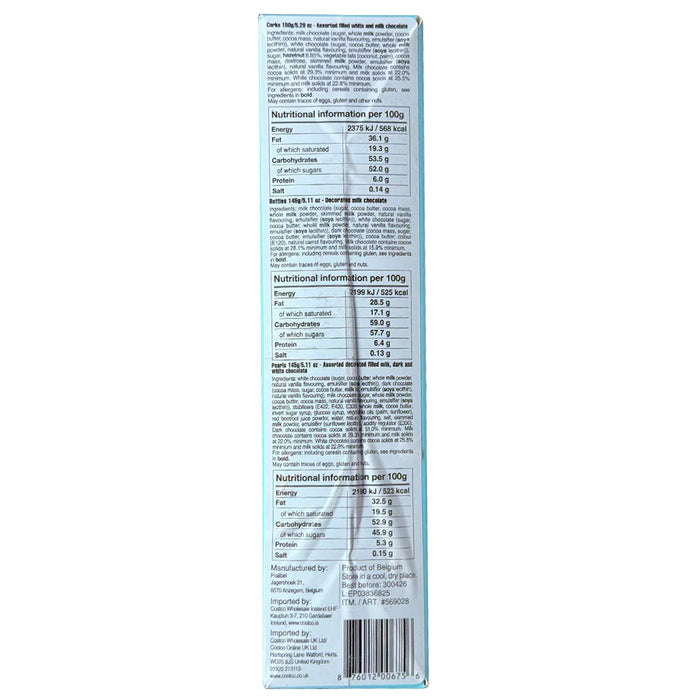 Pralibel Finest Belgian Assorted Chocolates Gift Bag - Turquoise - LemonSalt