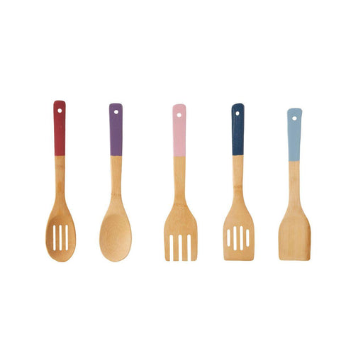 Premier Housewares 5Pc Assorted Bamboo Kitchen Utensil Set | {{ collection.title }}