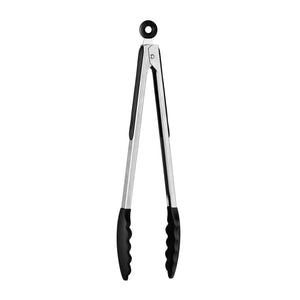 Premier Housewares Black Silicone Zing Tongs | {{ collection.title }}
