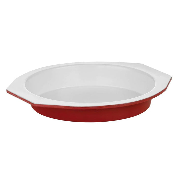 Premier Housewares Ecocook Red Cake Tin With Handles - 29cm