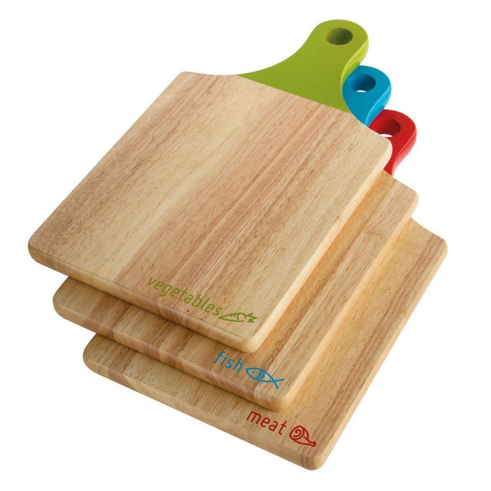 Premier Housewares Icon Paddle Chopping Boards - Set Of 3