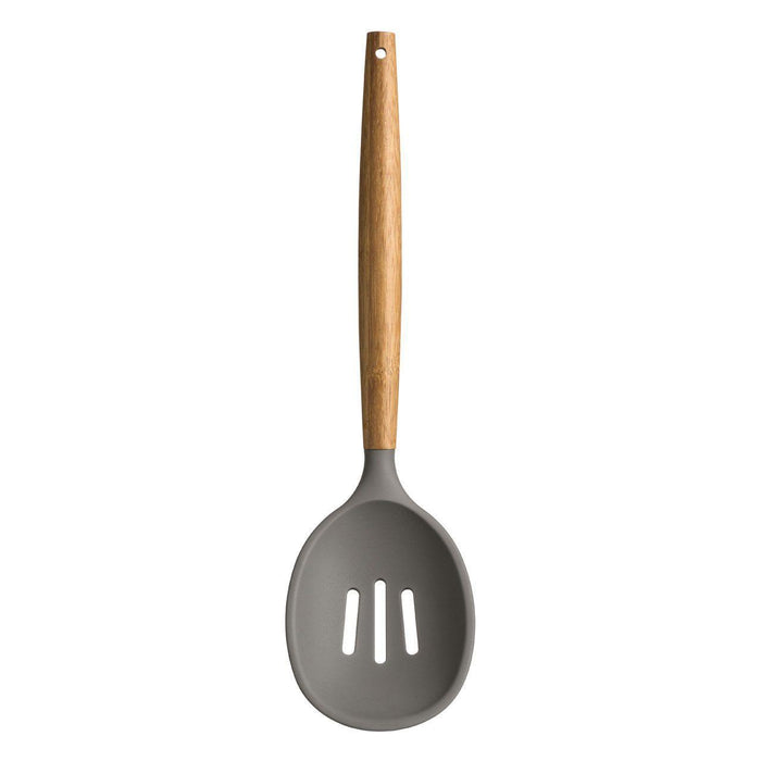 Premier Housewares Kyoto Grey Silicone Slotted Spoon
