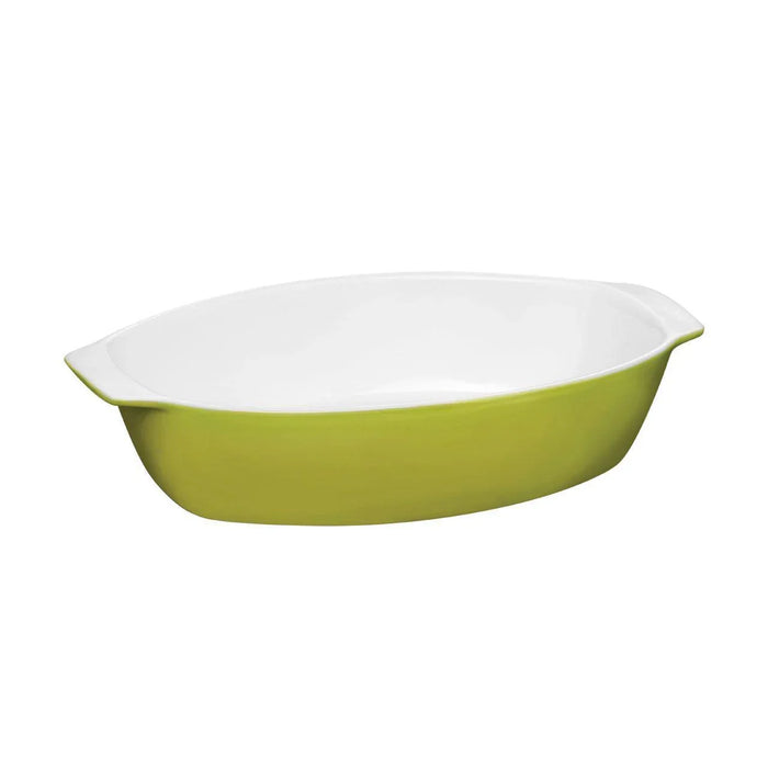Premier Housewares Ovenlove Lime Green Oval Baking Dish (2.8L)