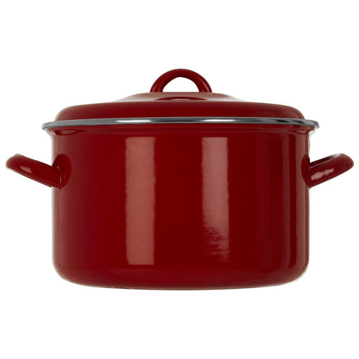 Premier Housewares Porter Red Enamel Casserole Dish (6L) | {{ collection.title }}