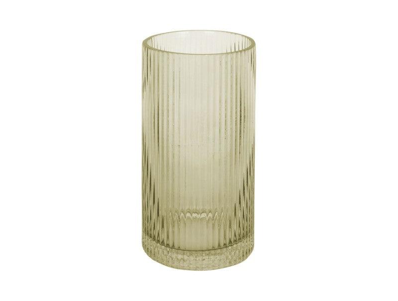 Present Time Allure Straight Vase - Moss Green | {{ collection.title }}