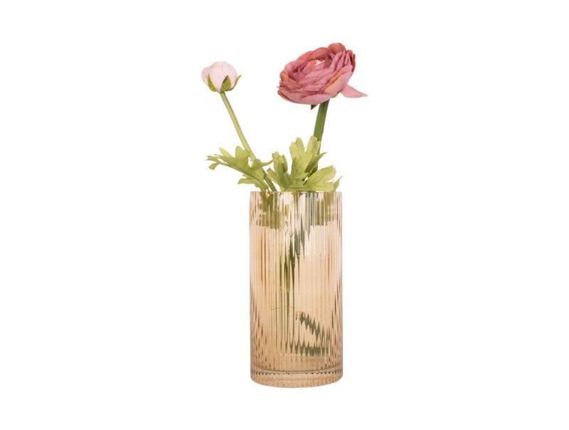 Present Time Allure Straight Vase - Sand Brown | {{ collection.title }}