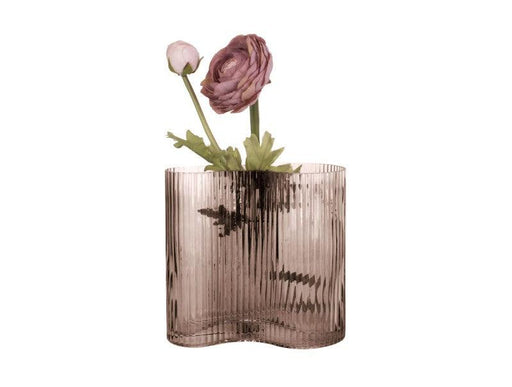 Present Time Allure Waves Vase - Chocolate Brown | {{ collection.title }}