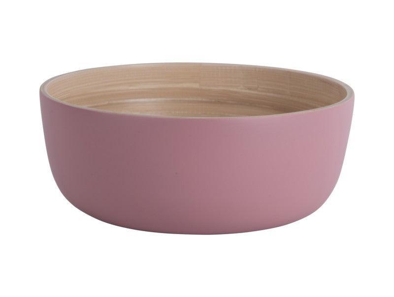 Present Time Bowl Set Puro Round Bamboo Faded