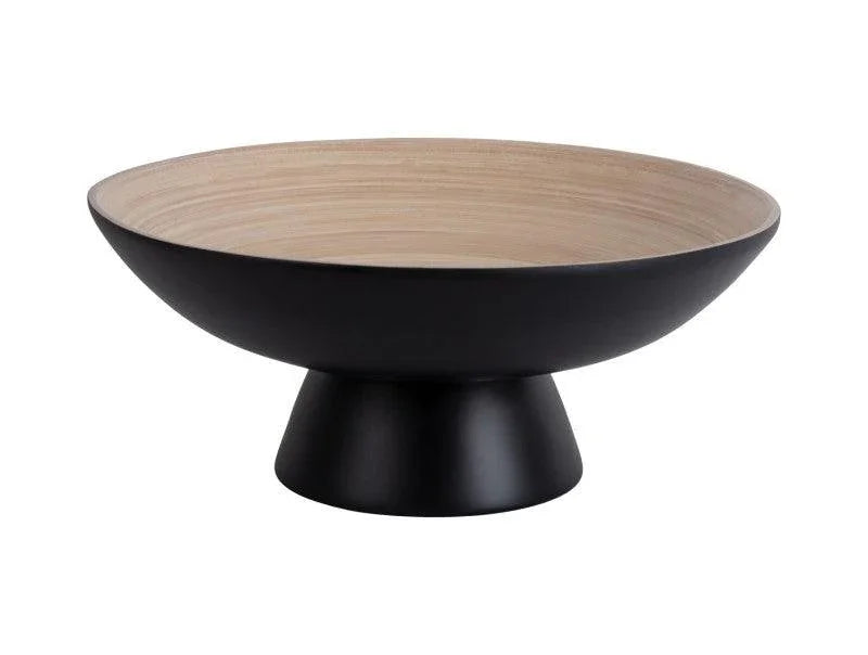 Present Time Fruit Bowl Puro Bamboo Black