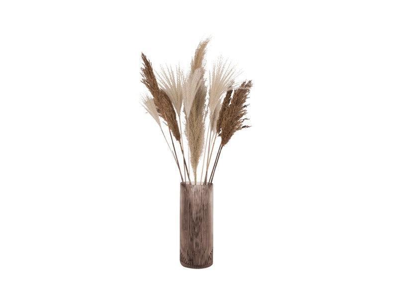 Present Time Large Allure Straight Vase - Chocolate Brown