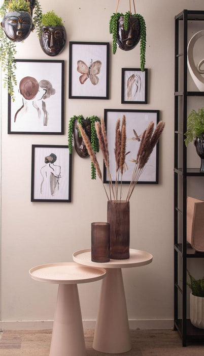 Present Time Large Allure Straight Vase - Chocolate Brown