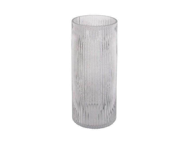 Present Time Large Allure Straight Vase - Dark Grey