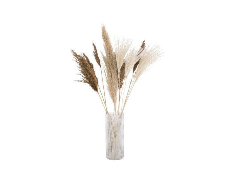 Present Time Large Allure Straight Vase - Dark Grey