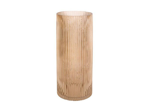 Present Time Large Allure Straight Vase - Sand Brown | {{ collection.title }}