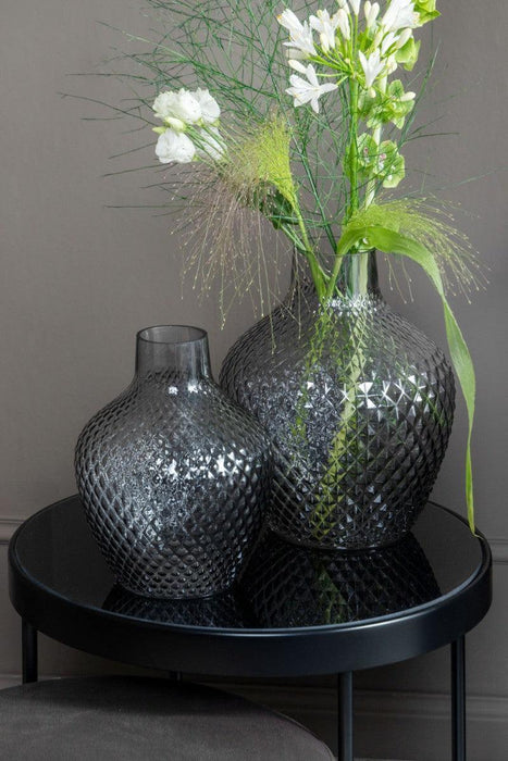 Present Time Large Delight Vase - Dark Grey