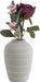 Present Time Living Terra Cone Ceramic Vase - Light Grey - LemonSalt