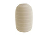Present Time Living Terra Straight Ceramic Vase - Ivory - LemonSalt