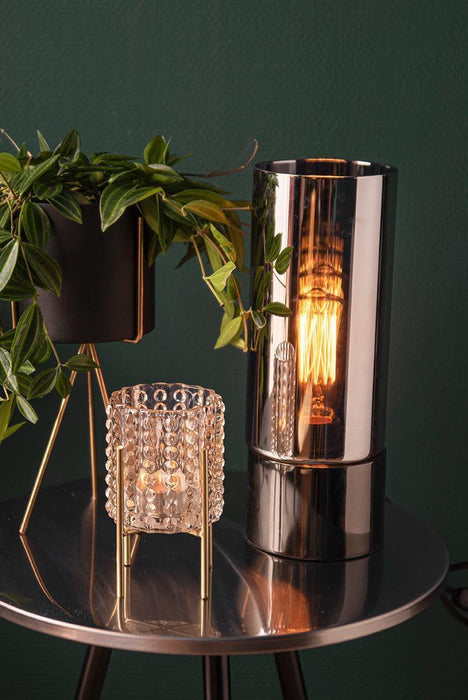 Present Time Pedestal Flower Pot Set - Night blue