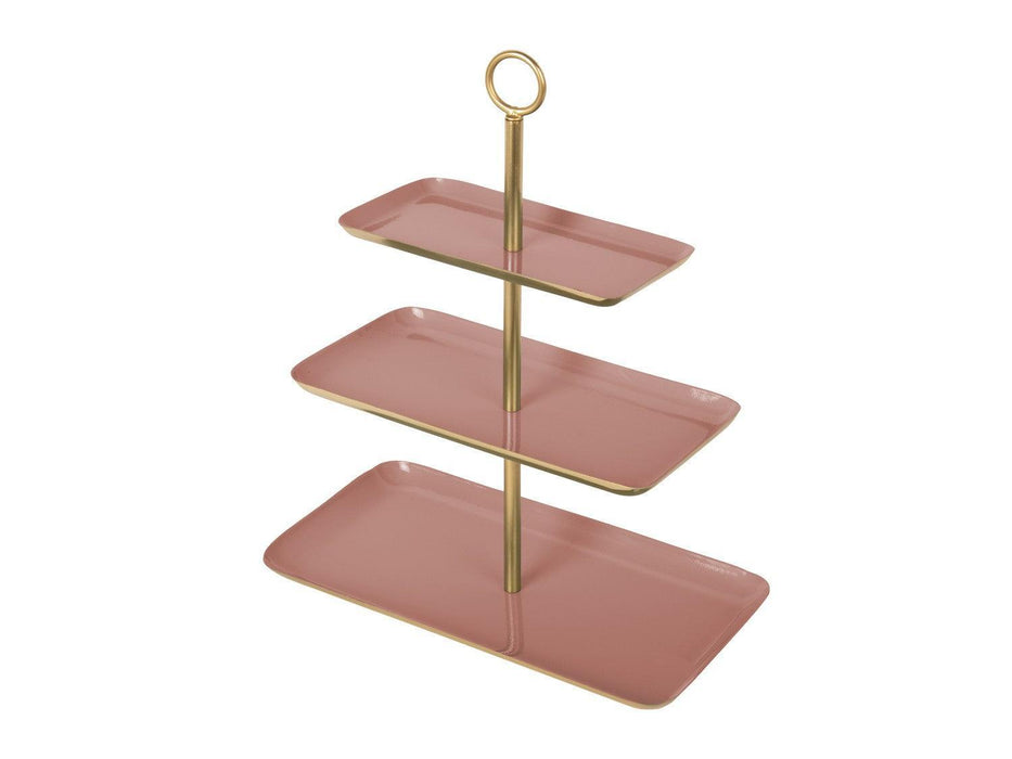 Present Time Serving Platter Festive - Faded pink