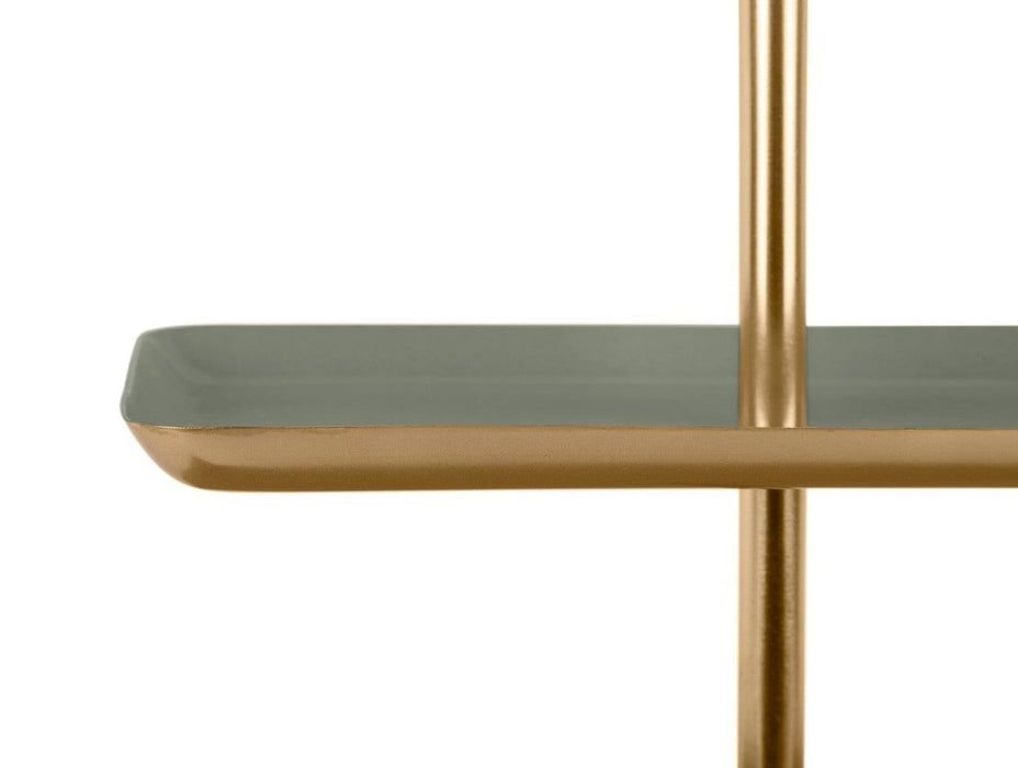 Present Time Serving Platter Festive - Grayed jade