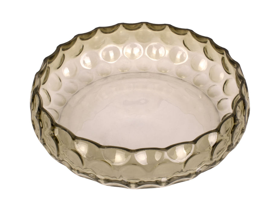 Present Time Speckles Large Glass Bowl - Moss Green - LemonSalt