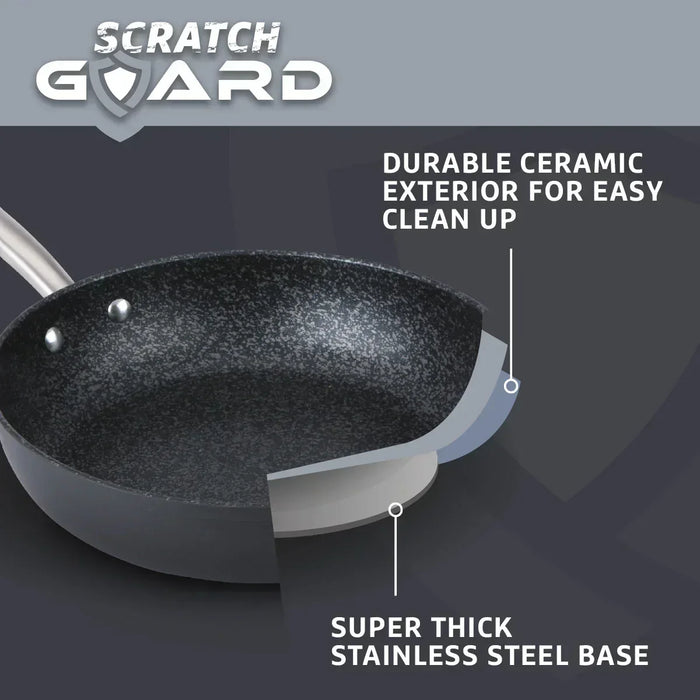 Prestige Scratch Guard NonStick Aluminium Frypan (29cm) - LemonSalt
