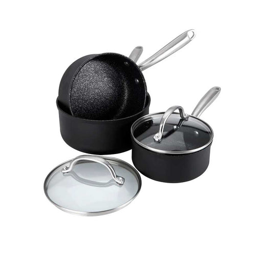Prestige Scratch Guard NonStick Aluminium Saucepan Set - 3 Piece - LemonSalt