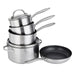 Prestige Scratch Guard NonStick Stainless Steel Cookware Set - 5 Piece - LemonSalt