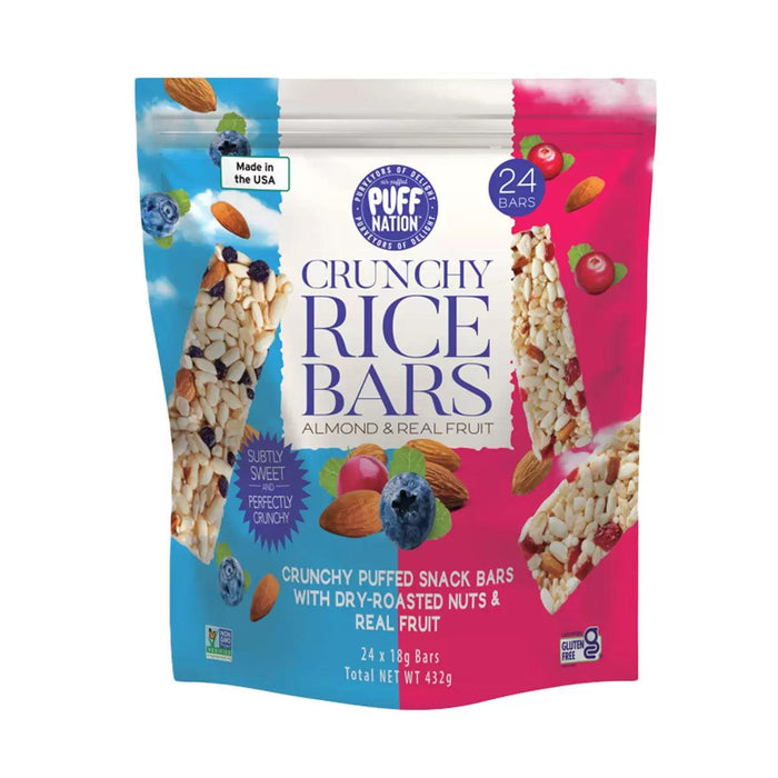 Puff Nation Crunchy Rice Bars (24x18g) | {{ collection.title }}
