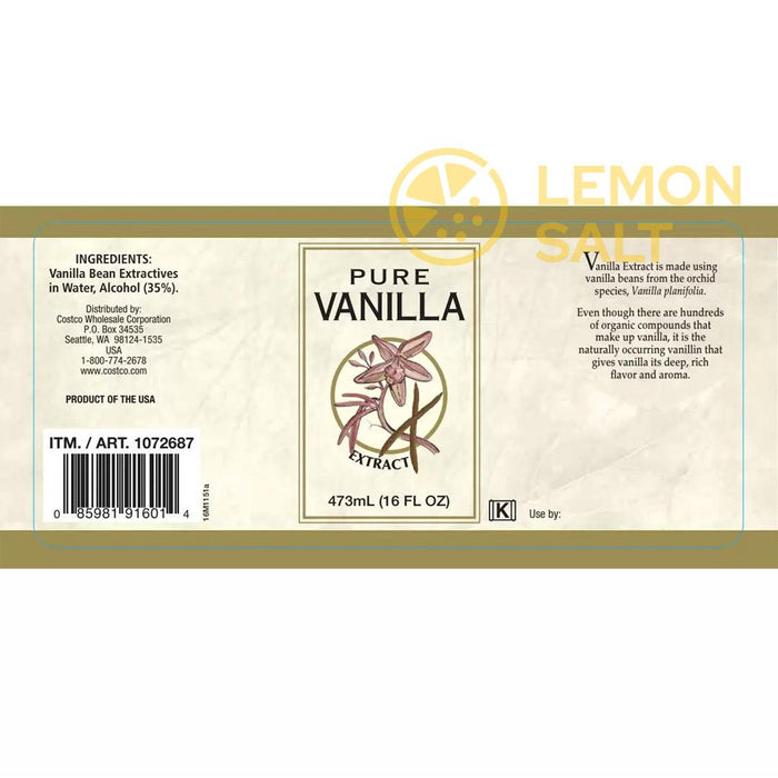 Pure Vanilla Extract (473ml) | {{ collection.title }}