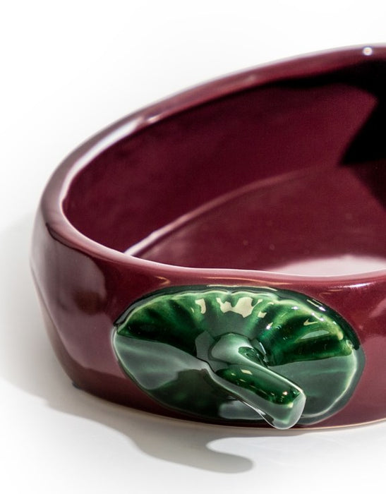 Purple Cayenne Chilli Serving Dish (34cm) - LemonSalt