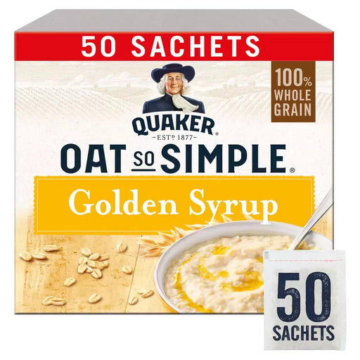 Quaker Oat So Simple Golden Syrup (50x36g) | {{ collection.title }}
