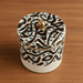 Rastin Ceramic Jar - Calligraphy (14cm) - LemonSalt