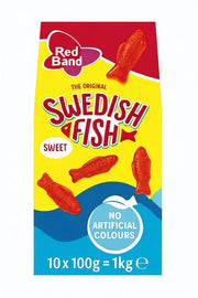 Red Band Original Swedish Sweet Fish (10x100g) packs