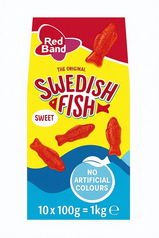 Red Band Original Swedish Sweet Fish (10x100g) - LemonSalt