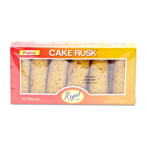 Regal Bakery Regal Original Cake Rusks (18 Pcs) | {{ collection.title }}