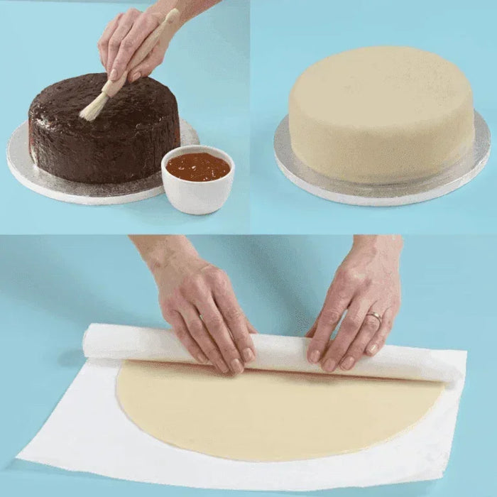 Renshaw Baking Ready Rolled Marvelous Marzipan Discs (3x400g) - LemonSalt