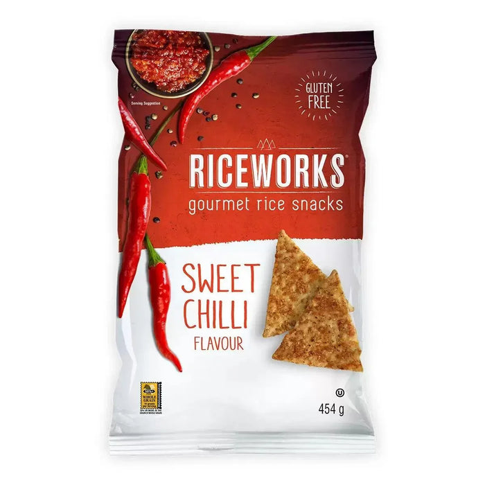 Riceworks Sweet Chilli Whole Grain Rice Snack (454g)