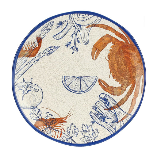 Rose & Tulipani Ocean Life Round Platter/tray - Coastal (42cm) - LemonSalt