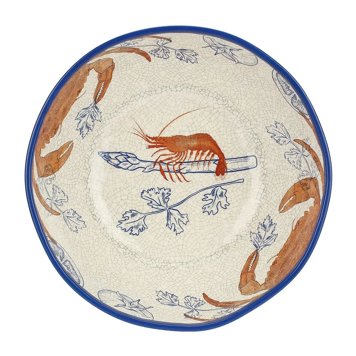 Rose & Tulipani Ocean Life Salad Bowl - Coastal (36cm) - LemonSalt