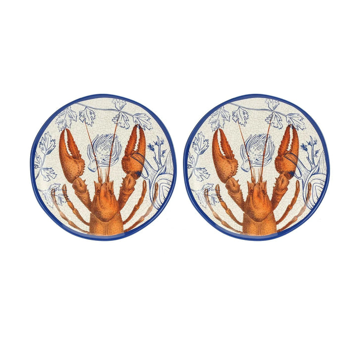 Rose & Tulipani Ocean Life Set 2 Dinner Plates - Coastal (28.5cm) - LemonSalt