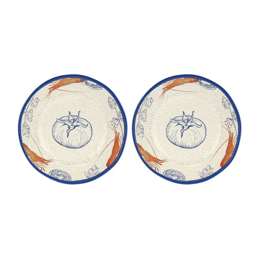 Rose & Tulipani Ocean Life Set 2 Soup Plates - Coastal (20cm) - LemonSalt