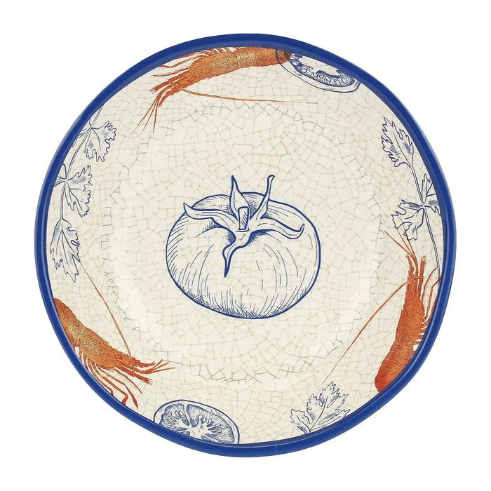 Rose & Tulipani Ocean Life Set 2 Soup Plates - Coastal (20cm) - LemonSalt