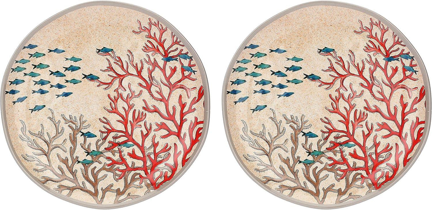 Rose & Tulipani - Sea Life Set 2 Dinner Plates Melamine (27 cm) - LemonSalt