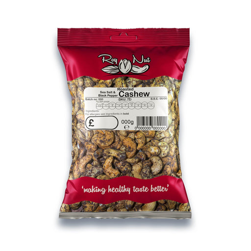 Roy Nut Sea Salt & Black Pepper Cashews (170g) | {{ collection.title }}