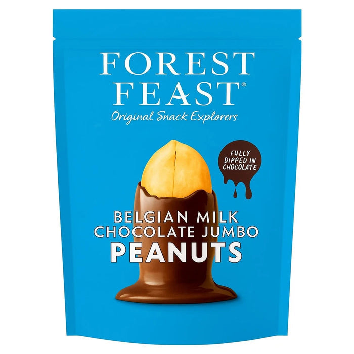 Forest Feast Belgian Milk Chocolate Coated Jumbo Peanuts (1kg)