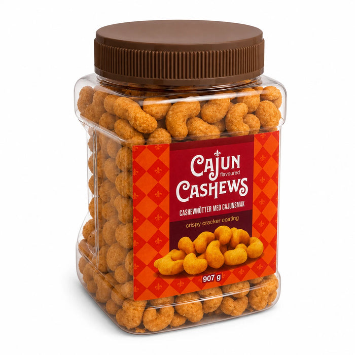 Cajun Cashews, Crispy Cracker Coating (907g)